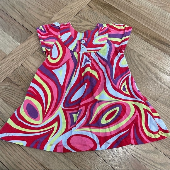 Hanna Andersson Vibrant Swirl Pattern Dress - Picture 1 of 3
